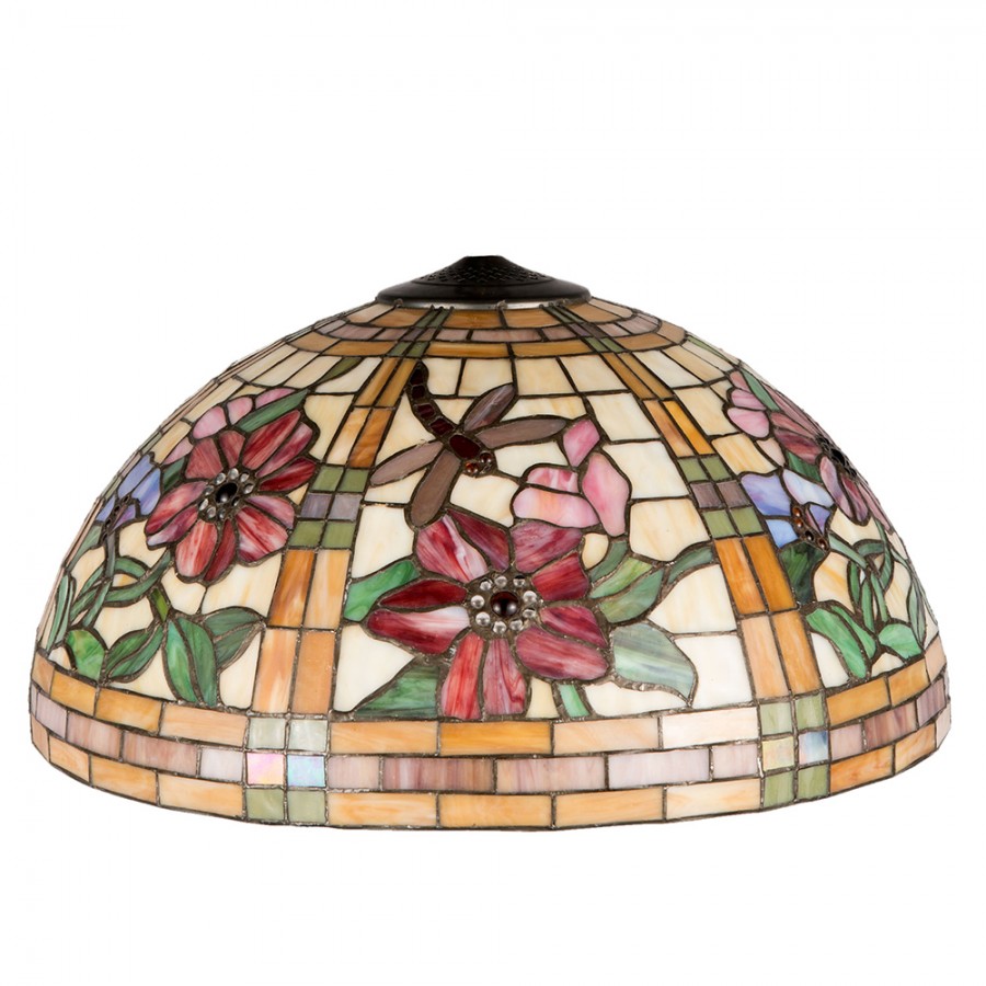 LumiLamp - Tiffany Lampe Lampenschirm Glasschirm ca. 5LL-9934 -  ca. 50 cm