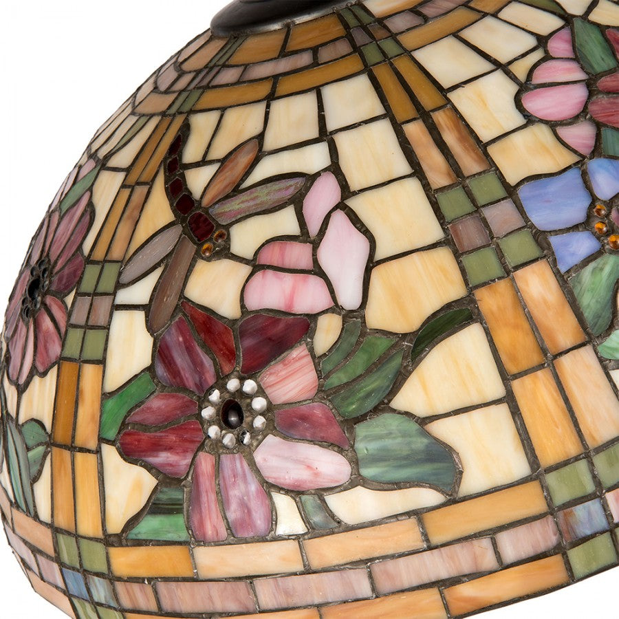 LumiLamp - Tiffany Lampe Lampenschirm Glasschirm ca. 5LL-9934 -  ca. 50 cm