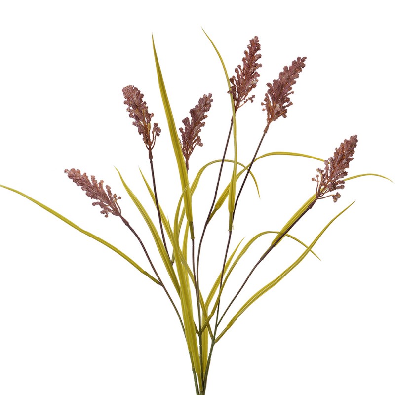 Clayre & Eef Deko-Ziergras 85 cm – Künstlicher Rispen-Graszweig Violett (5PL0063)