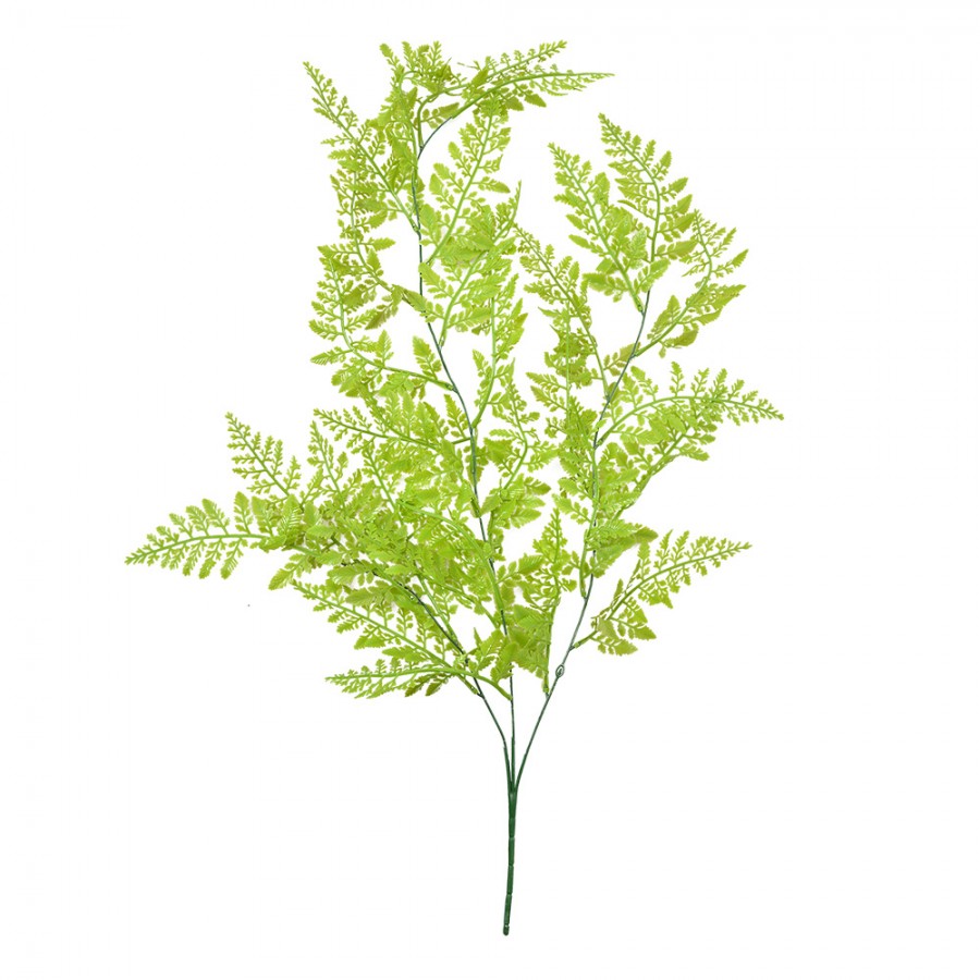 Clayre & Eef Künstlicher Farnzweig 80 cm – Naturgetreuer Deko-Grünzweig (5PL0070)