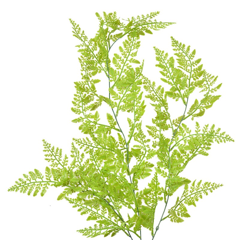 Clayre & Eef Künstlicher Farnzweig 80 cm – Naturgetreuer Deko-Grünzweig (5PL0070)