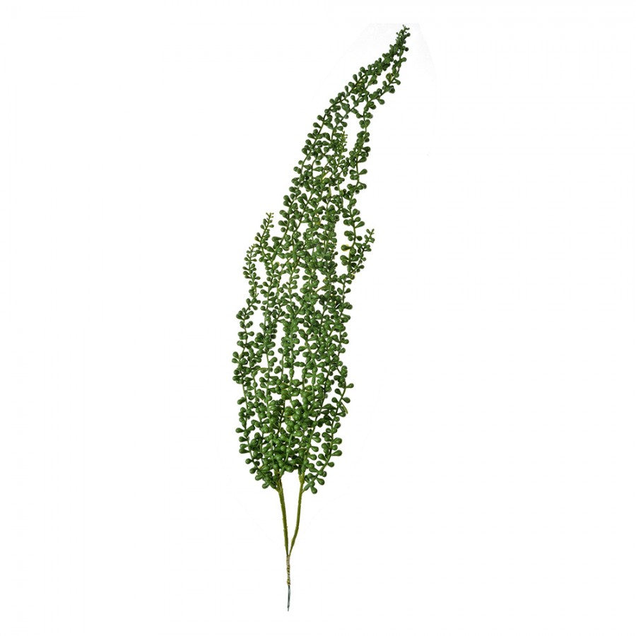 Clayre & Eef Deko-Zweig 77 cm Grün – Künstlicher Blattzweig Naturgrün (5PL0082)