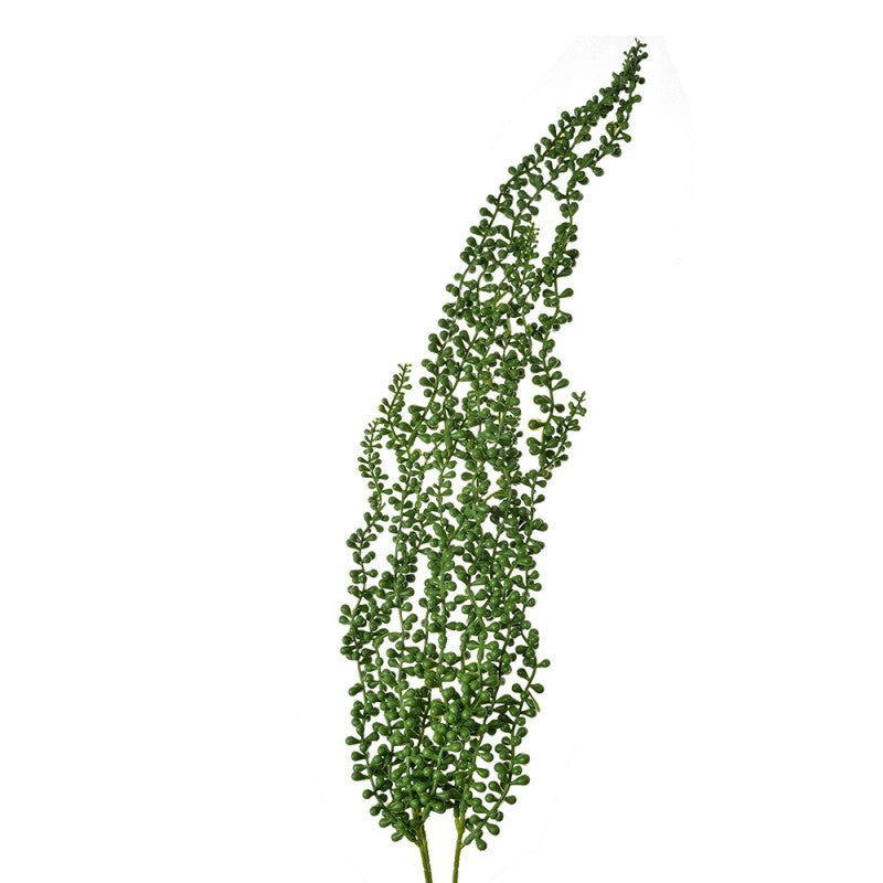 Clayre & Eef Deko-Zweig 77 cm Grün – Künstlicher Blattzweig Naturgrün (5PL0082)