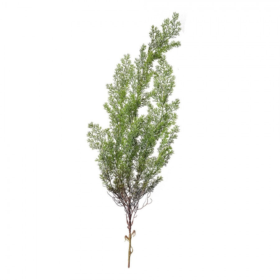 Clayre & Eef Künstlicher Zypressenzweig 100 cm Grün – Deko-Nadelzweig / Cypress (5PL0087)