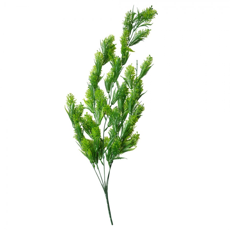 Clayre & Eef Deko-Graszweig 75 cm Grün – Ziergras mit Blütenrispen (5PL0090)