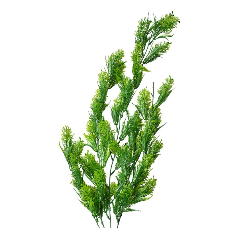Clayre & Eef Deko-Graszweig 75 cm Grün – Ziergras mit Blütenrispen (5PL0090)