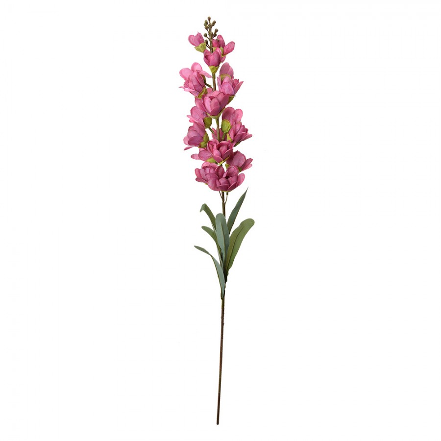Clayre & Eef Deko-Blütenstiel 85 cm Weiß – Künstliche Blütenkerze Reinweiß (5PL0103)