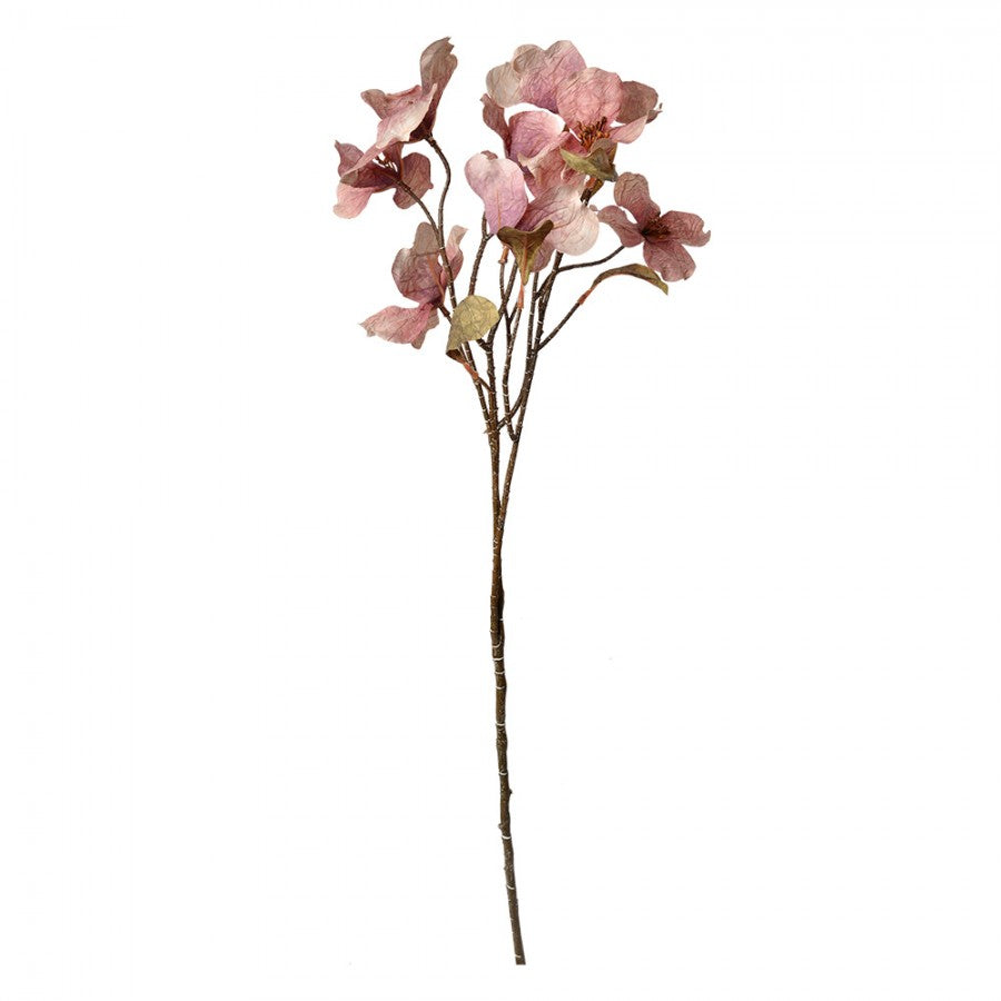 Clayre & Eef Kunstblume 65 cm Rosa – Deko-Blütenstiel Pastell (5PL0112P)