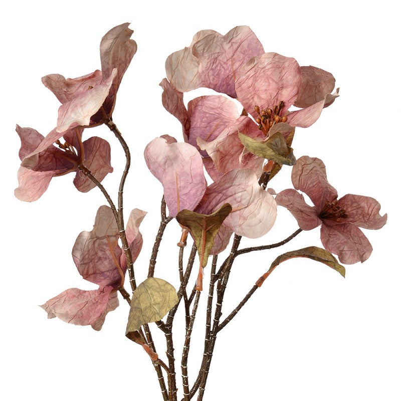 Clayre & Eef Kunstblume 65 cm Rosa – Deko-Blütenstiel Pastell (5PL0112P)