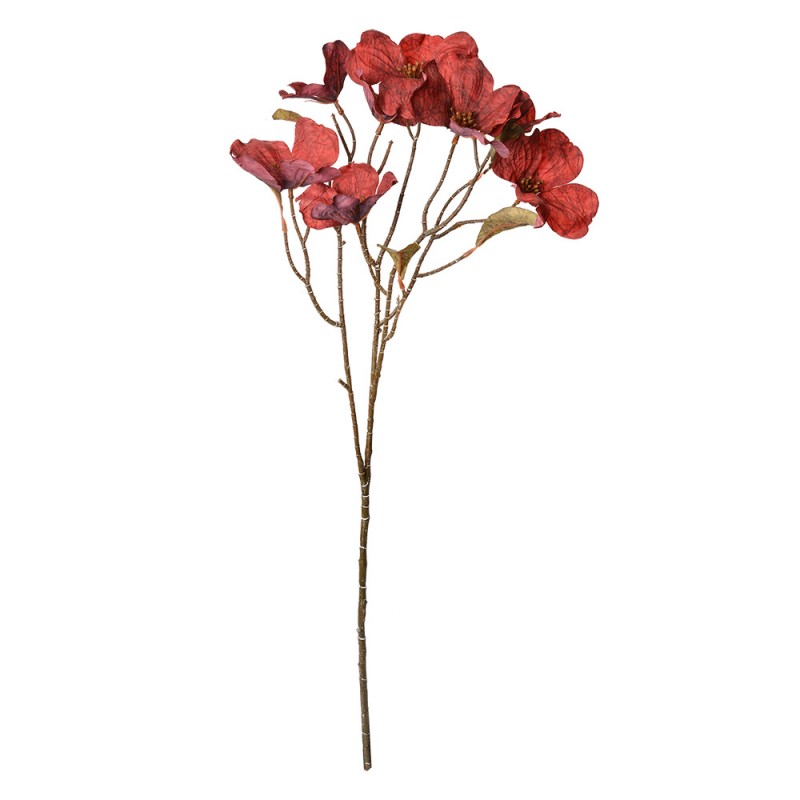 Clayre & Eef Kunstblume 65 cm Rot Mohn – Deko-Blütenstiel (5PL0112R)