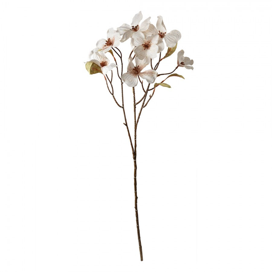 Clayre & Eef Kunstblume 72 cm Weiß – Deko-Blütenstiel (5PL0113W)