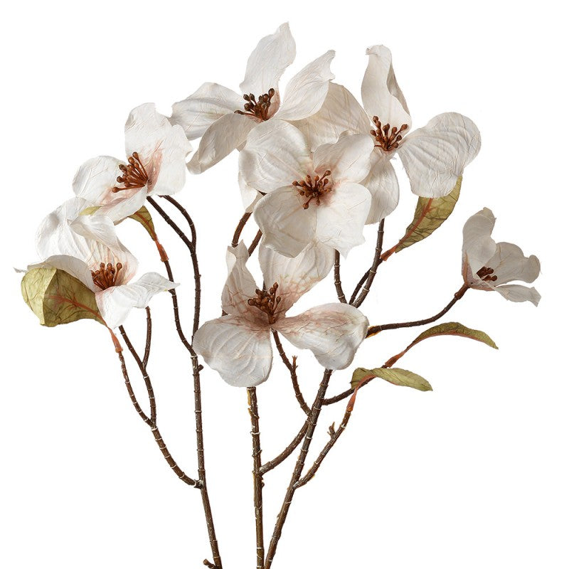 Clayre & Eef Kunstblume 72 cm Weiß – Deko-Blütenstiel (5PL0113W)