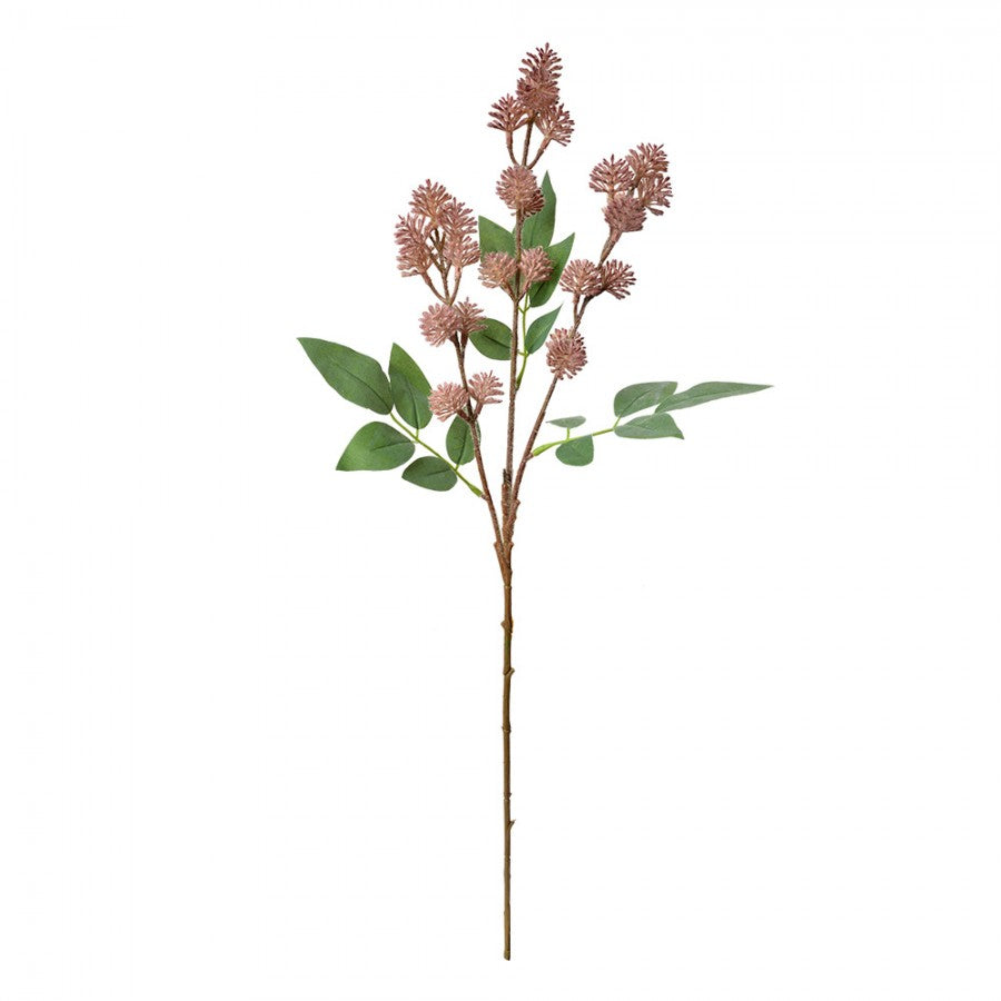 Clayre & Eef Deko-Blütenzweig 68 cm Rosa – Zierast (5PL0123P)
