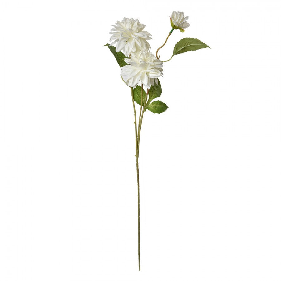 Clayre & Eef Kunstblume 70 cm Weiß – Deko-Blütenstiel (5PL0130W)