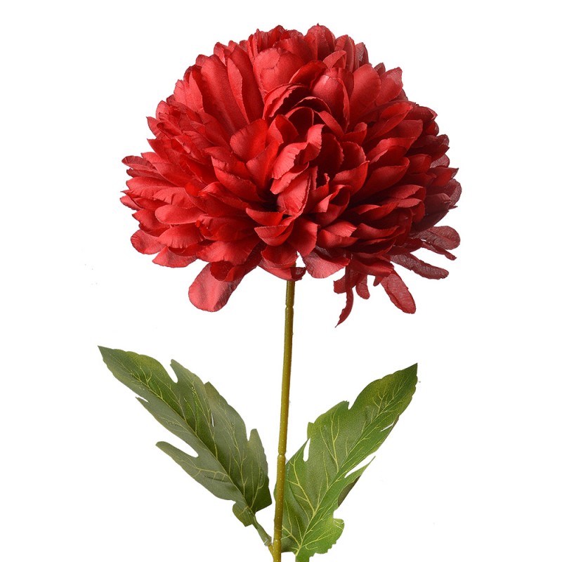 Clayre & Eef Kunstblume 80 cm Rot – Deko-Blütenstiel (5PL0133R)