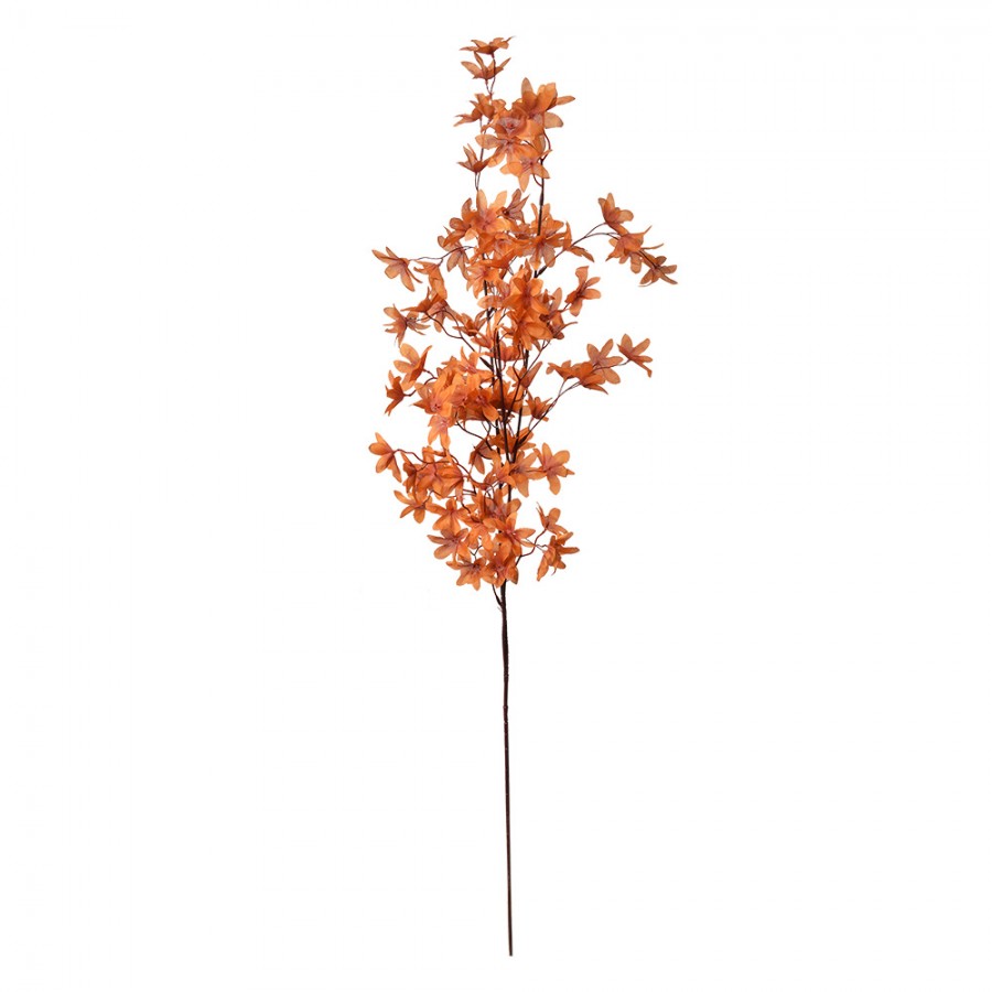 Clayre & Eef Deko-Blütenzweig 112 cm Orange – Frühlingsast (5PL0136O)