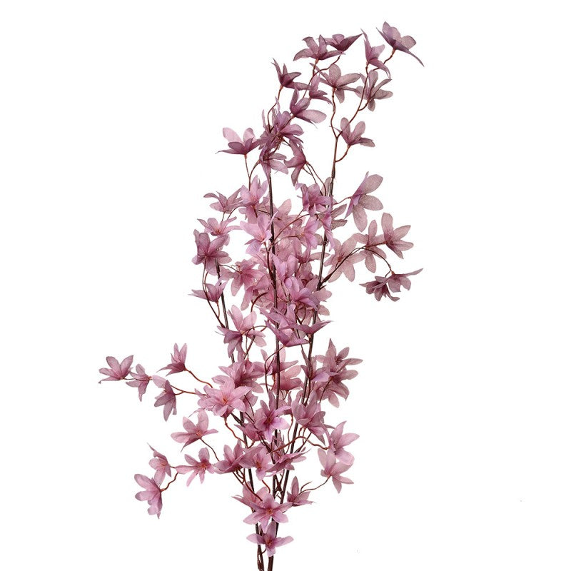 Clayre & Eef Deko-Blütenzweig 112 cm Violett / Lila – Frühlingsast (5PL0136PA)