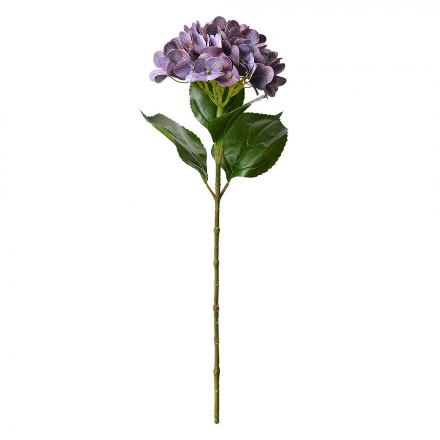 Clayre & Eef Kunstblume 68 cm Hellviolett / Lila – Deko-Blütenstiel Hortensie (5PL0137LPA)