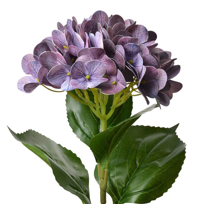 Clayre & Eef Kunstblume 68 cm Hellviolett / Lila – Deko-Blütenstiel Hortensie (5PL0137LPA)