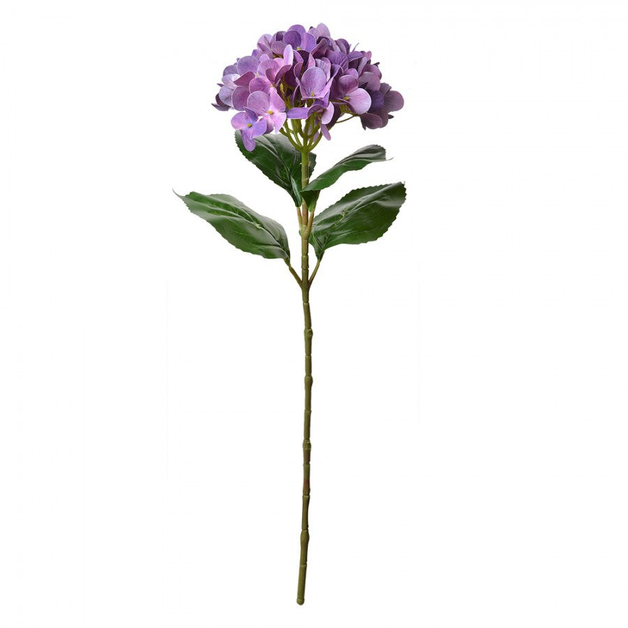 Clayre & Eef Kunstblume 68 cm Violett / Lila – Deko-Blütenstiel Hortensie (5PL0137PA)