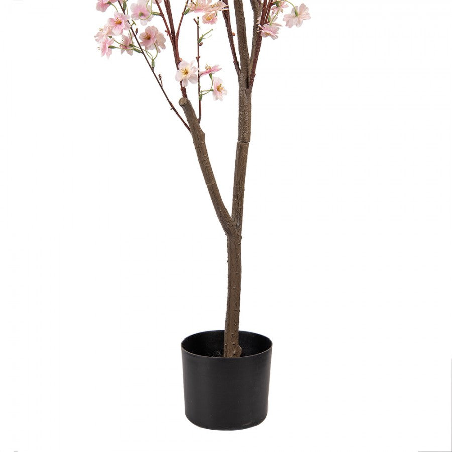 Clayre & Eef Künstlicher Deko-Baum 120 cm – Kunstpflanze Kirschblüte Großformat (5PL0147)