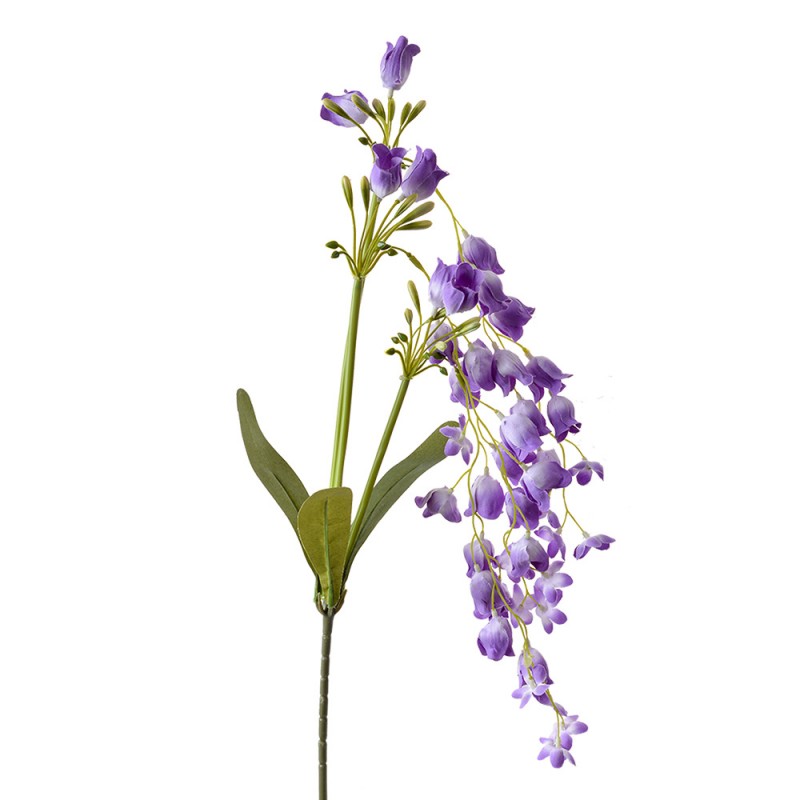 Clayre & Eef Deko-Blütenzweig 80 cm Violett / Lila – Landhaus-Ast (5PL0161PA)