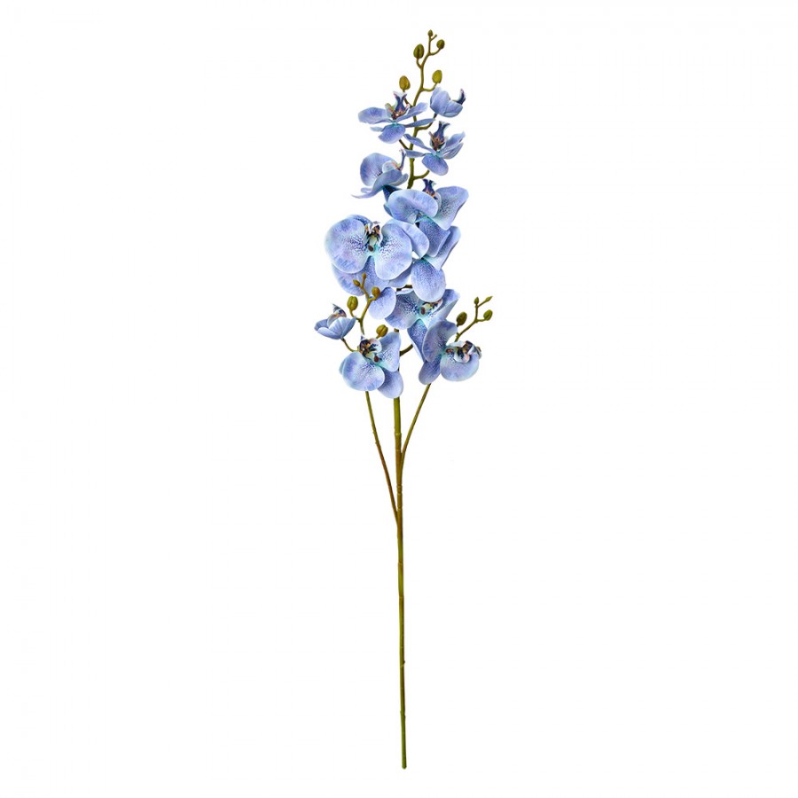 Clayre & Eef Deko-Blütenzweig 116 cm Blau – Schlanker Großast (5PL0170BL)