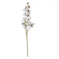 Clayre & Eef Deko-Blütenzweig 116 cm Weiß – Großast Reinweiß Orchideen (5PL0170W)
