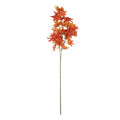 Clayre & Eef Kunstblume Blätter Herbstlaub  90 cm Orange – Deko-Blütenstiel (5PL0197O)
