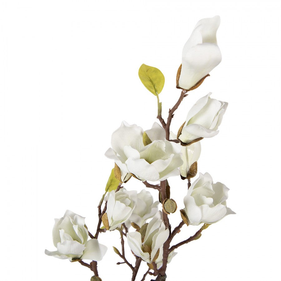 Clayre & Eef Künstlicher Magnolienbaum 60 cm – Deko-Blütenbaum (5PL0206)