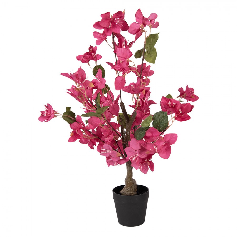 Clayre & Eef Künstlicher Bougainvillea-Baum 60 cm – Blütenbaum (5PL0227)