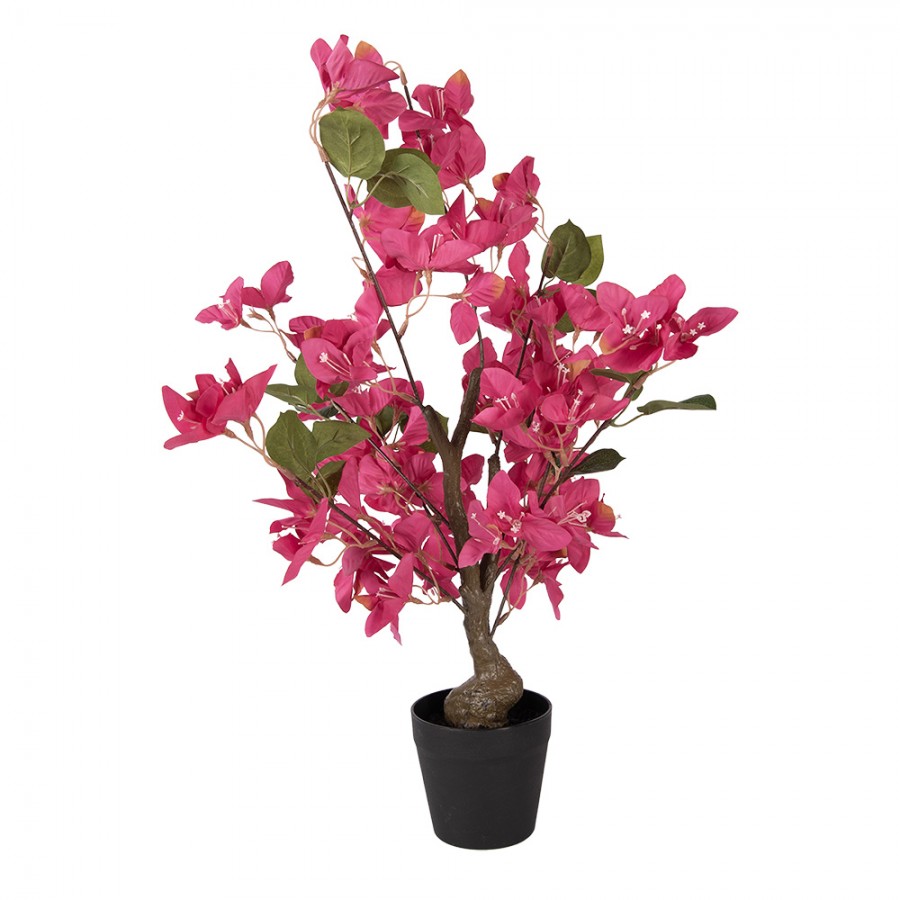 Clayre & Eef Künstlicher Bougainvillea-Baum 60 cm – Blütenbaum (5PL0227)