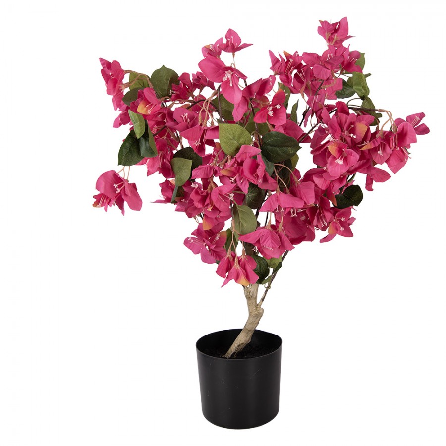 Clayre & Eef Künstlicher Bougainvillea-Baum 90 cm – Blütenbaum (5PL0228)