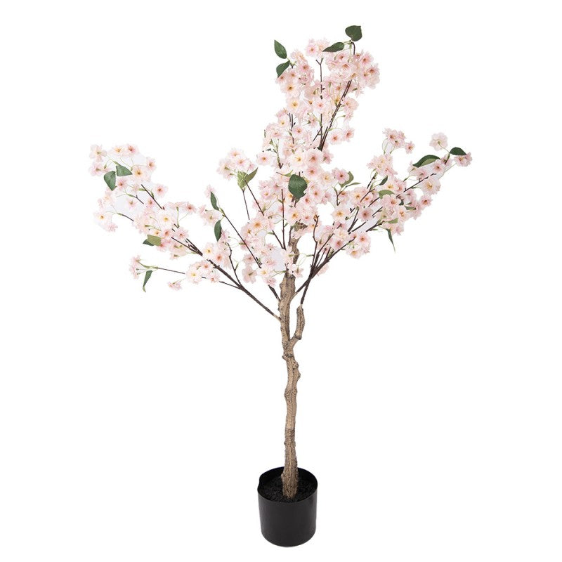 Clayre & Eef Künstlicher Kirschblütenbaum 120 cm – XXL Blütenbaum (5PL0230)