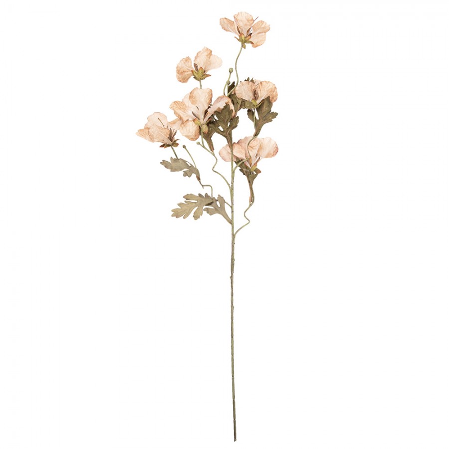 Clayre & Eef Deko-Blütenzweig 82 cm Beige – Ausladender Fächerast (5PL0249BE)