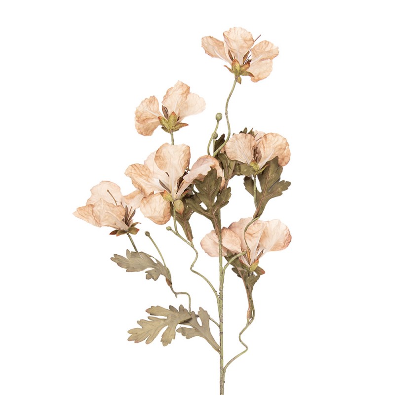 Clayre & Eef Deko-Blütenzweig 82 cm Beige – Ausladender Fächerast (5PL0249BE)