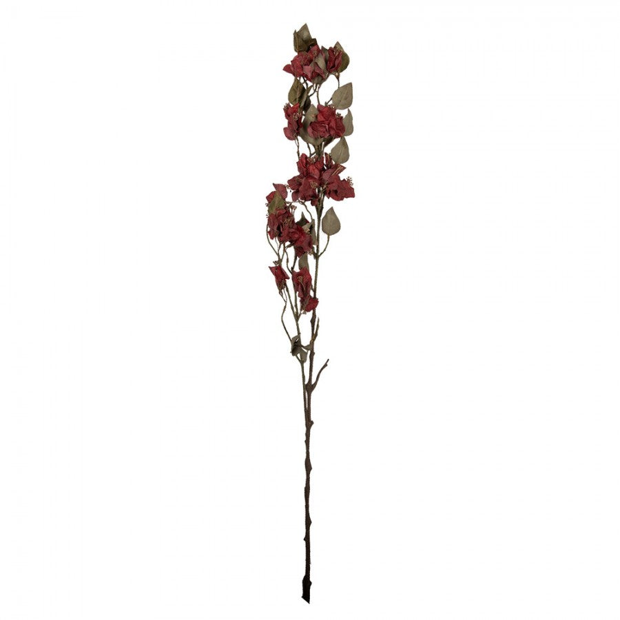 Clayre & Eef Deko-Blütenzweig 118 cm Rot – Prachtvoller Großast (5PL0251R)