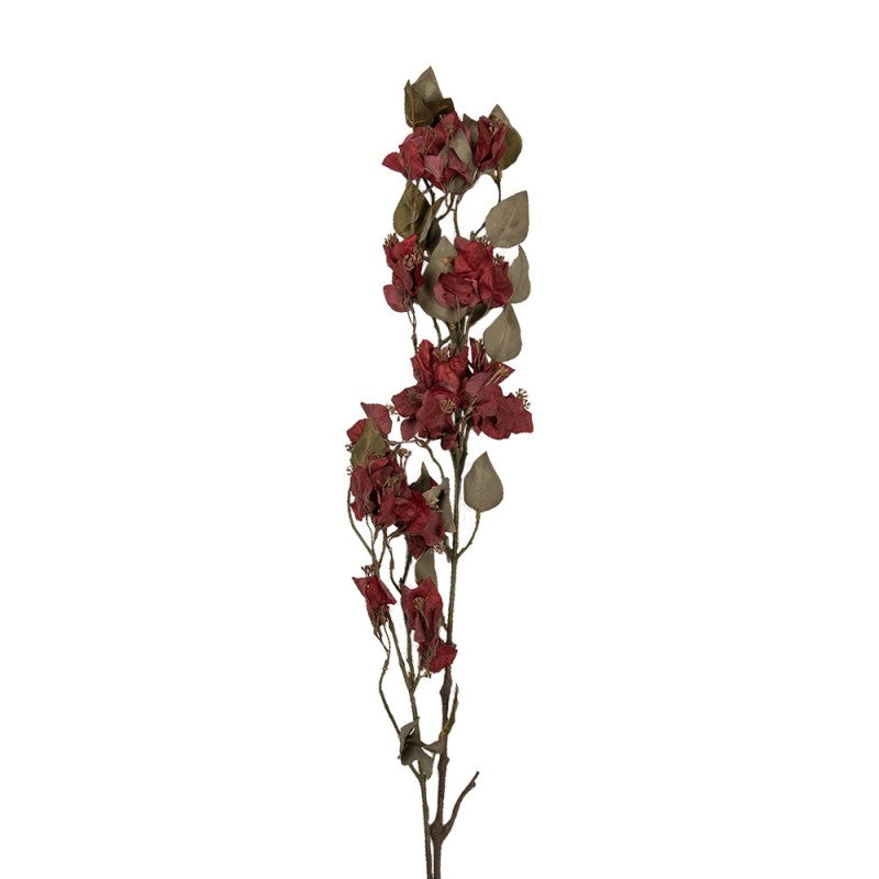 Clayre & Eef Deko-Blütenzweig 118 cm Rot – Prachtvoller Großast (5PL0251R)