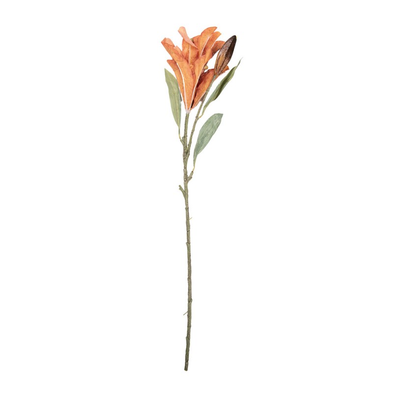 Clayre & Eef Deko-Blütenzweig 88 cm Orange – Fächerast (5PL0252O)