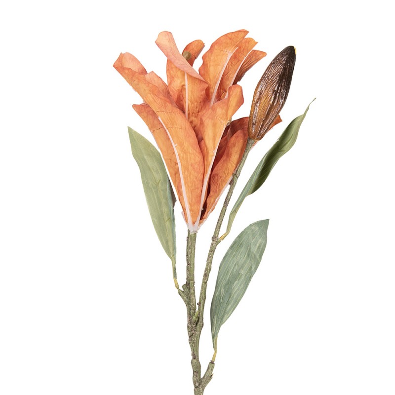 Clayre & Eef Deko-Blütenzweig 88 cm Orange – Fächerast (5PL0252O)