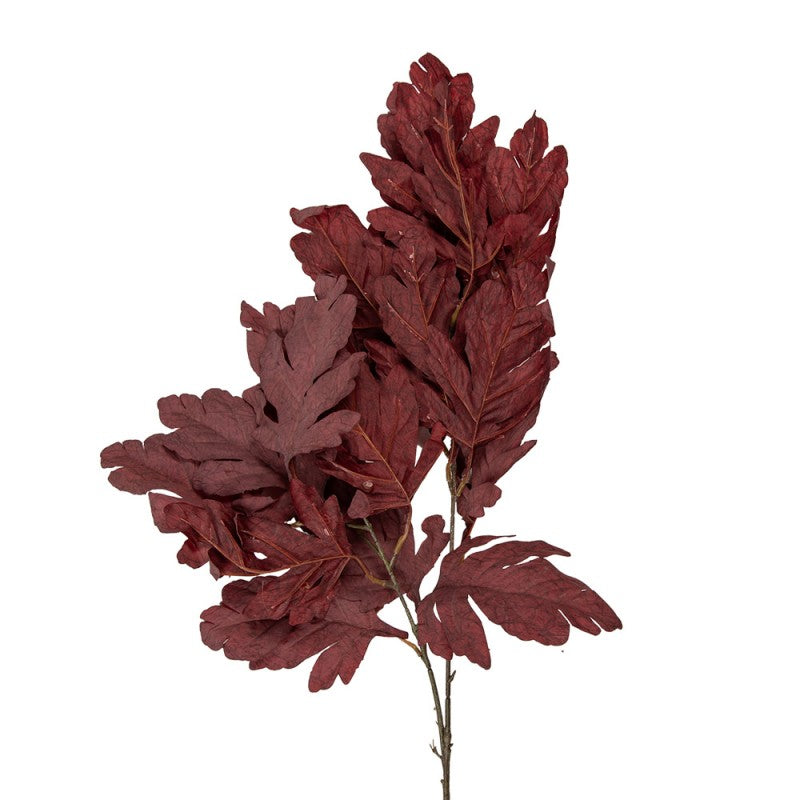 Clayre & Eef Deko-Zweig 104 cm Rot – Fächer-Zierast (5PL0253R)