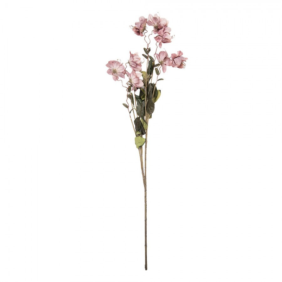 Clayre & Eef Deko-Blütenzweig XXL 120 cm Dunkelrosa – Großast (5PL0258DP)