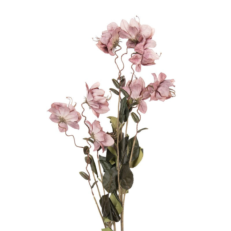 Clayre & Eef Deko-Blütenzweig XXL 120 cm Dunkelrosa – Großast (5PL0258DP)