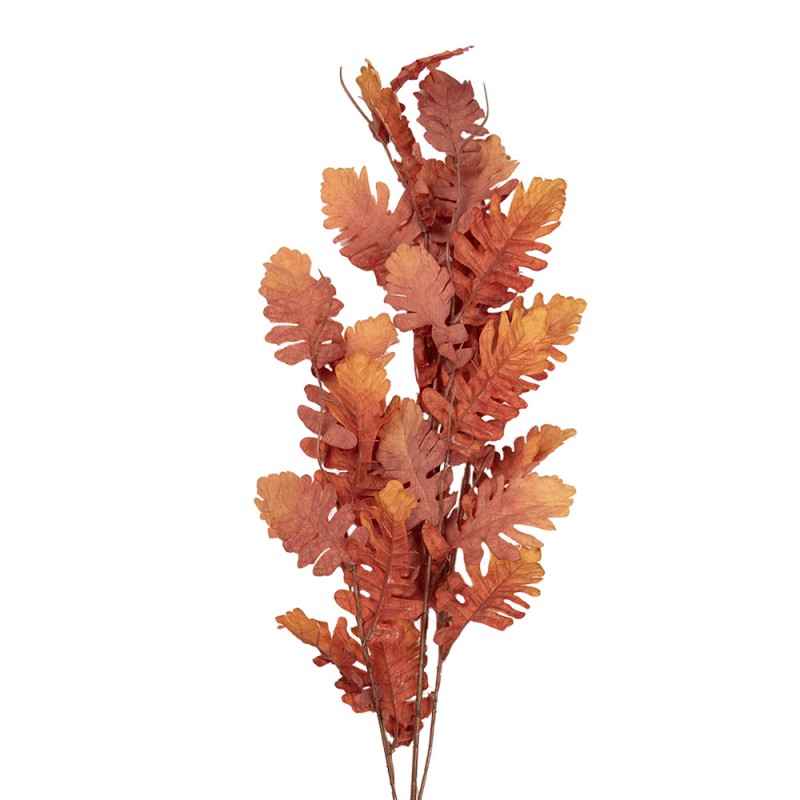Clayre & Eef Deko-Zweig 108 cm Orange – Fächer-Zierast (5PL0260O)