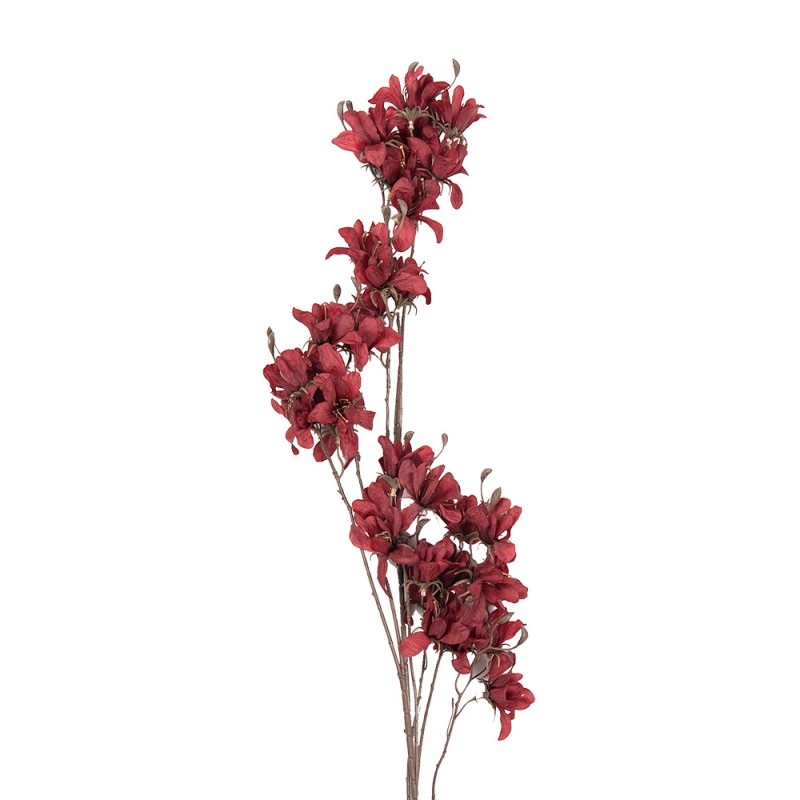 Clayre & Eef Deko-Blütenzweig XXL 120 cm Rot – Fächerast (5PL0263R)