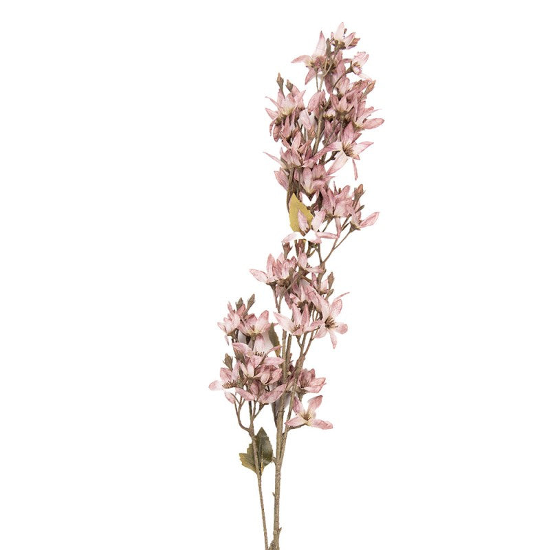 Clayre & Eef Deko-Blütenzweig 95 cm Rosa – Landhaus-Ast (5PL0265P)