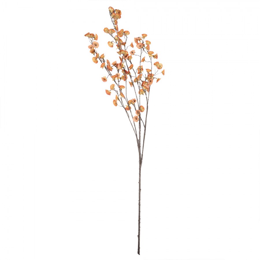 Clayre & Eef Deko-Blütenzweig XXL 130 cm Orange – Großast (5PL0269O)
