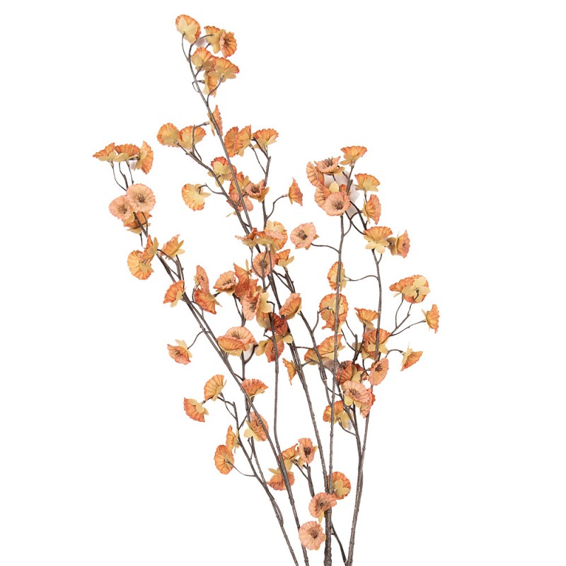 Clayre & Eef Deko-Blütenzweig XXL 130 cm Orange – Großast (5PL0269O)