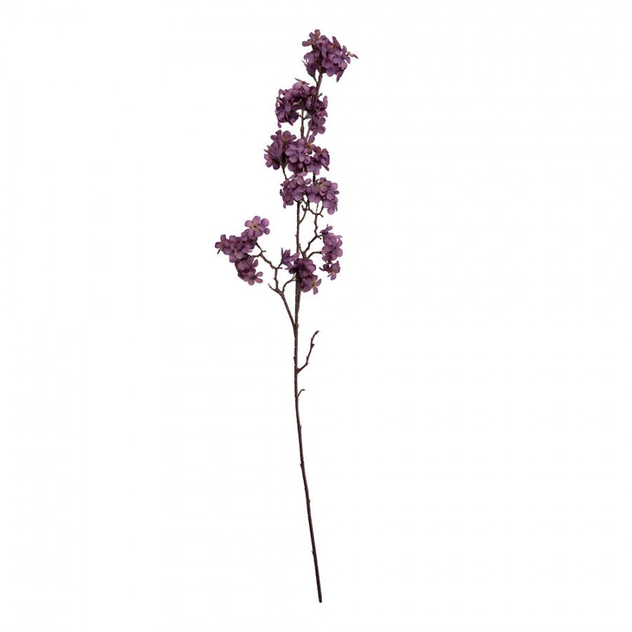 Clayre & Eef Deko-Blütenzweig 98 cm Violett / Lila – Frühlingsast (5PL0271PA)