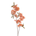 Clayre & Eef Deko-Blütenzweig 90 cm Orange – Frühlingsast (5PL0308O)